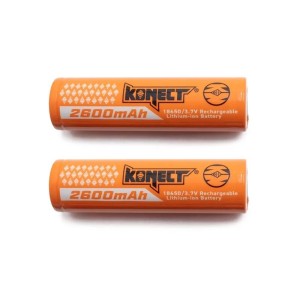 Li-ion akumulátory 18650 2600mAh (2 ks) s úložným pouzdrem