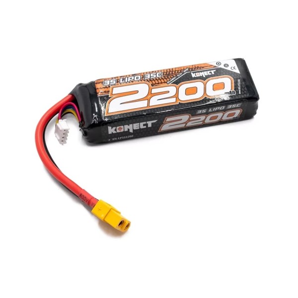 Lipo baterie Konect 2200mAh 11,1V 35C XT60