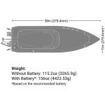 Proboat Sonicwake V3 36” RTR červená
