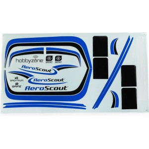 Hobbyzone samolepky modré: Aeroscout 1.1m