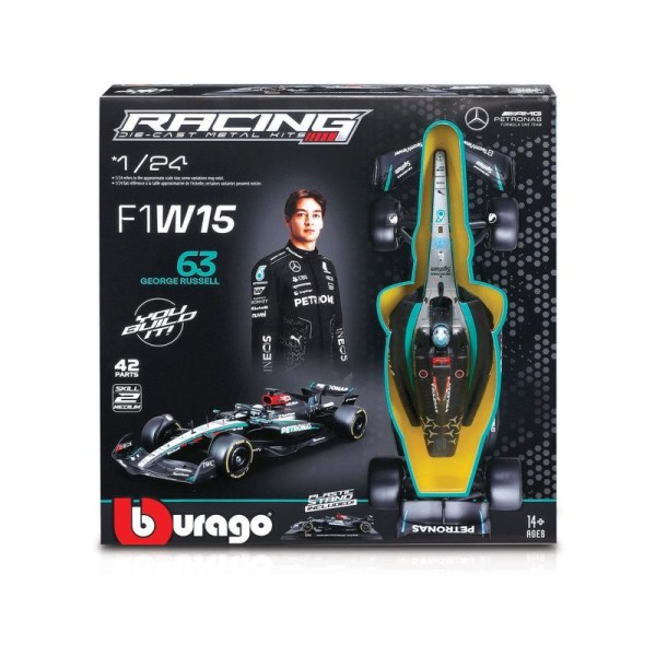 Bburago Mercedes-AMG Petronas W15 (2024) 1:24 Kit #63 Russell
