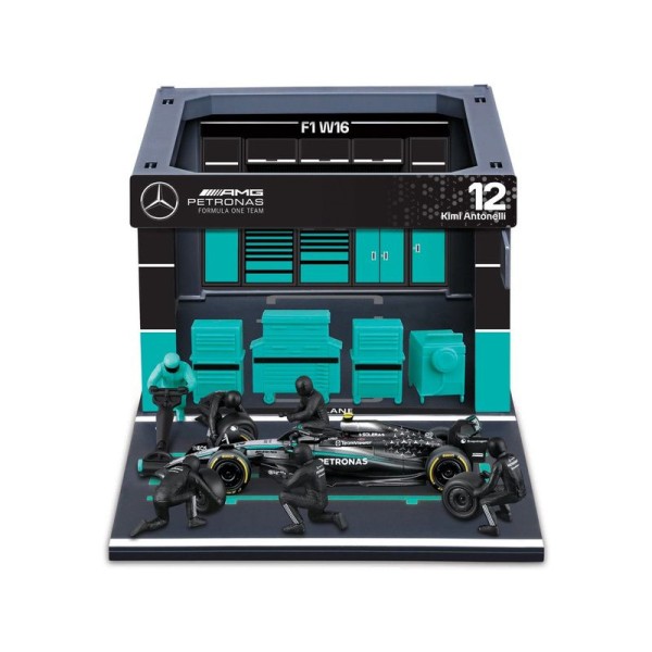 Bburago Mercedes-AMG Petronas W16 (2025) 1:43 #12 Antonelli (Pit Pass Set)