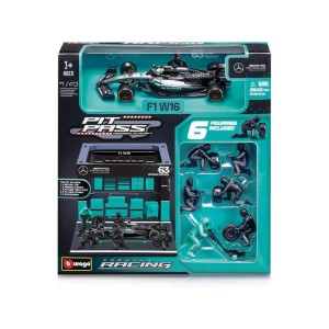 Bburago Mercedes-AMG Petronas W16 (2025) 1:43 #63 Russell (Pit Pass Set)