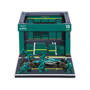 Bburago Aston Martin AMR25 (2025) 1:43 #18 Stroll (Pit Pass Set)
