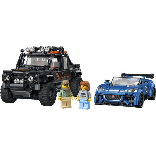 LEGO Speed Champions - Jaguar Project 7 a Land Rover Defender
