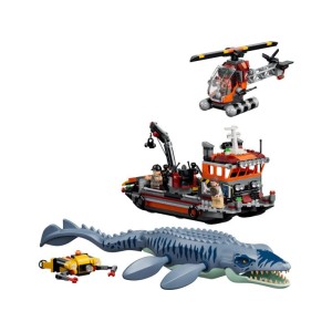 LEGO Jurassic World - Útok dinosaura mosasaura na na loď