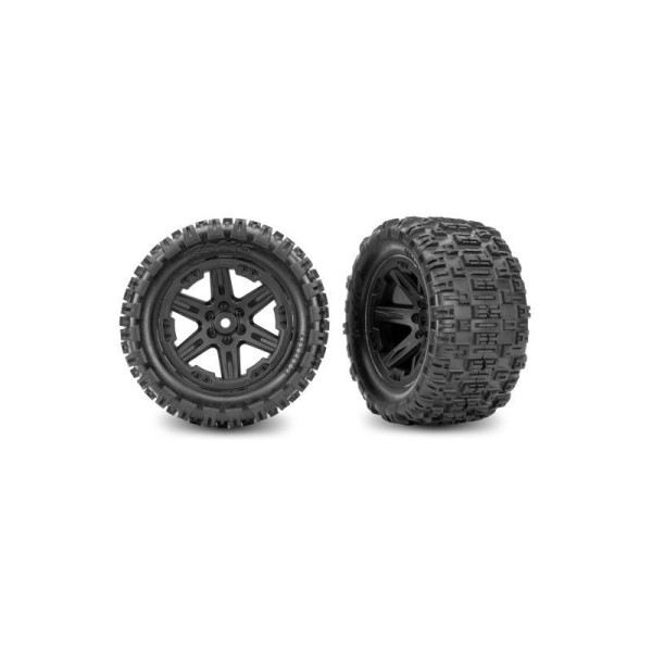 Traxxas kolo 2.8”, disk RXT černý, pneu Sledgehammer ST (2WD elektro Z) (2)