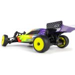 Pro-Line kolo 1:24 kobercové, přední Wedge, zadní Prism, disk žlutý Hex 7mm (4): Losi Micro-B