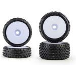 Pro-Line kolo 1:24 kobercové, přední Wedge, zadní Prism, disk bílý, Hex 7mm (4): Losi Micro-B