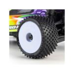 Pro-Line kolo 1:24 kobercové, přední Wedge, zadní Prism, disk bílý, Hex 7mm (4): Losi Micro-B