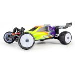 Pro-Line kolo 1:24 kobercové, přední Wedge, zadní Prism, disk bílý, Hex 7mm (4): Losi Micro-B