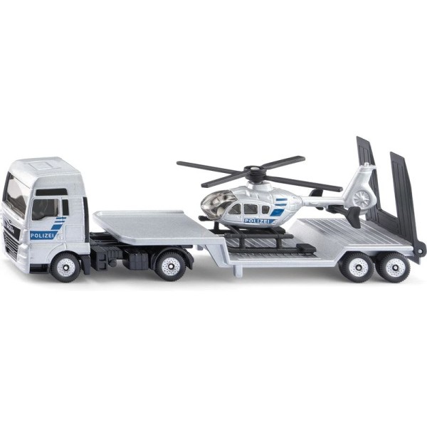 SIKU Super - policení tahač MAN s vrtulníkem 1:87
