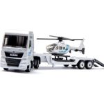 SIKU Super - policení tahač MAN s vrtulníkem 1:87