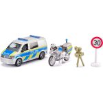 SIKU Super - Volkswagen T6 policejní dodávka s motorkou 1:50
