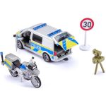 SIKU Super - Volkswagen T6 policejní dodávka s motorkou 1:50