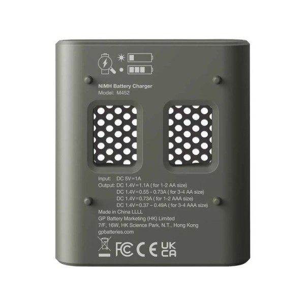 GP USB nabíječ Speed AA/AAA + 4xAA 2600mAh GP ReCyko