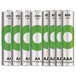 GP USB nabíječ ECO AA/AAA + 4xAA 2100mAh + 4xAAA 850mAh GP ReCyko