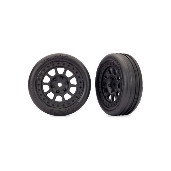 Traxxas kolo 2.2”, disk černý, pneu Alias ribbed (2) (Bandit přední)