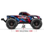 Traxxas Stampede 4x4 1:10 VX3 RTR červený