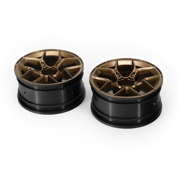 Kola RTR Aero 5, 26 mm, bronzová (6 mm offset/2 ks)