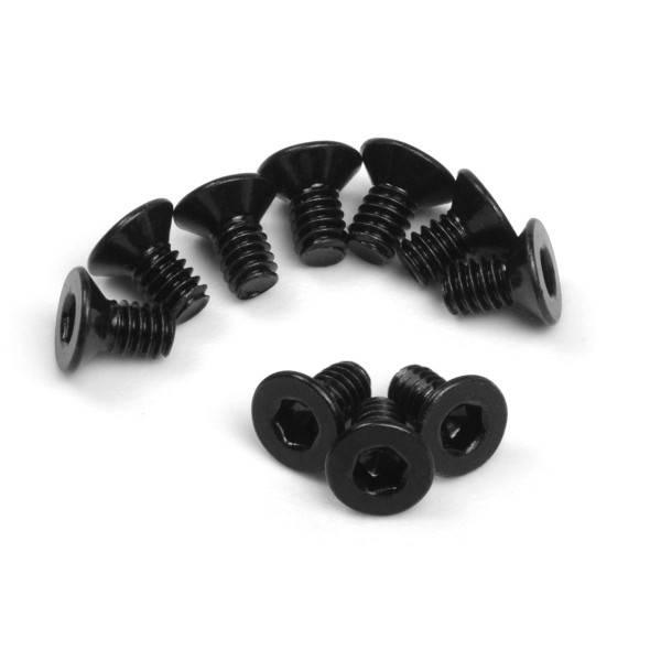 Imbusové šroubky s plochou hlavou M2x4 mm (10 ks)