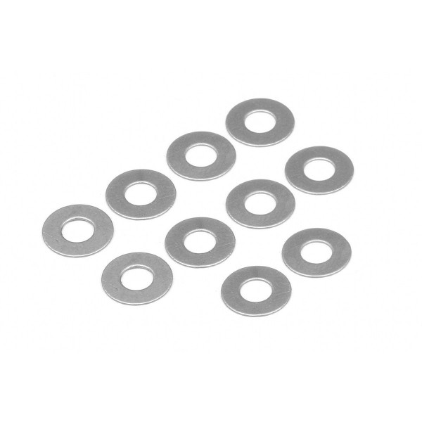 Podložky 3 x 7 x 0,2 mm (10 ks)