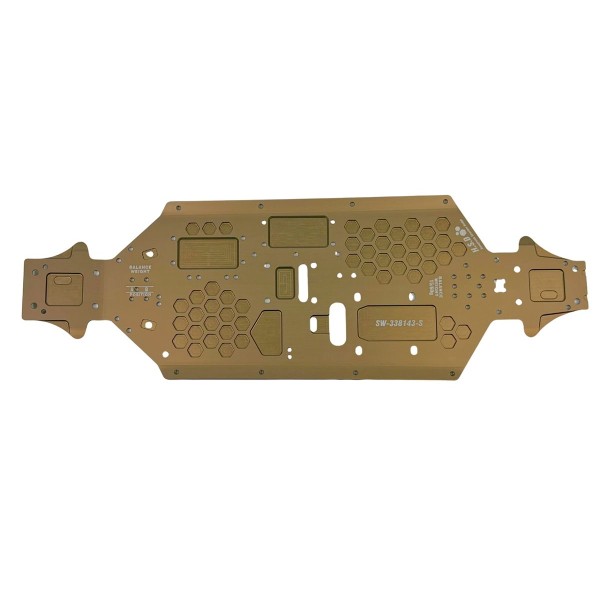S35-5 Series odlehčené hlavní plato podvozku z hliníku AL7075 (standardní) (hřídel 112 mm)