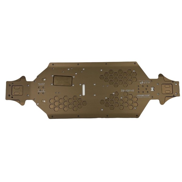 S35-5 Series odlehčené hlavní plato podvozku z hliníku AL7075 (standardní) (hřídel 115 mm)
