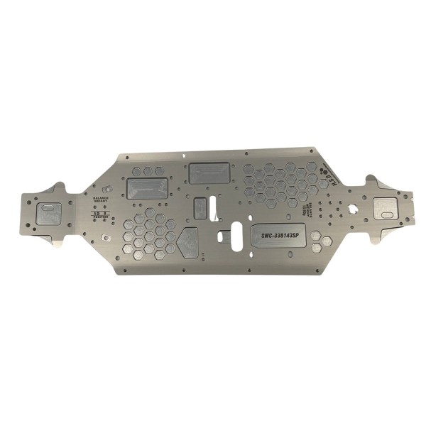 Performance S35-5 Series odlehčené plato podvozku AL7075 (prodloužené) (hřídel 115 mm)