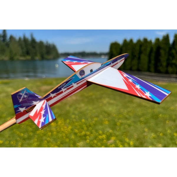 Stick plane - Extra 300 Modrá