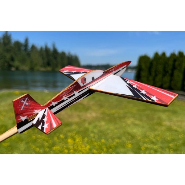 Stick plane - Extra 300 Červená