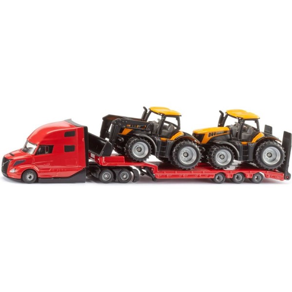 SIKU Super - tahač Volvo s JCB traktorem 1:87