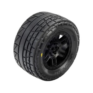 Pro-Line kolo 1:16 s pneu Menace, disk Split Six černý 12mm (2): Arrma Mini Kraton