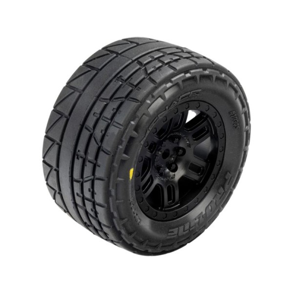 Pro-Line kolo 1:16 s pneu Menace, disk Split Six černý 12mm (2): Arrma Mini Kraton