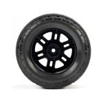 Pro-Line kolo 1:16 s pneu Menace, disk Split Six černý 12mm (2): Arrma Mini Kraton