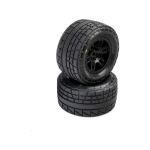 Pro-Line kolo 1:16 s pneu Menace, disk Split Six černý 12mm (2): Arrma Mini Kraton
