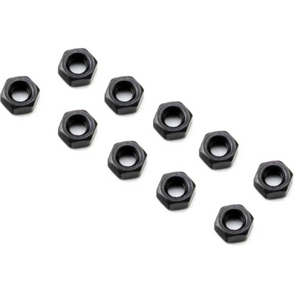 Axial matice M3 nízká, černá (10)