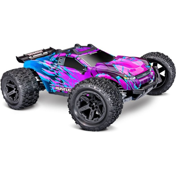 Traxxas Rustler 4x4 1:10 VX3 RTR fialový