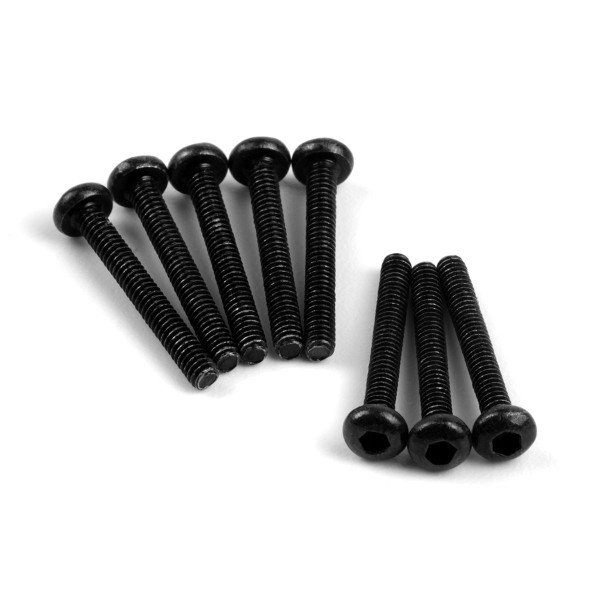 Imbusové šroubky s kulatou hlavou M2 x 15 mm (8 ks)