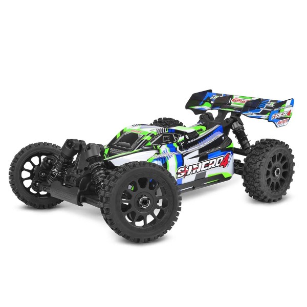 SYNCRO-4 - BUGGY 4WD 3-4S Brushless - RTR - 2026 zelená
