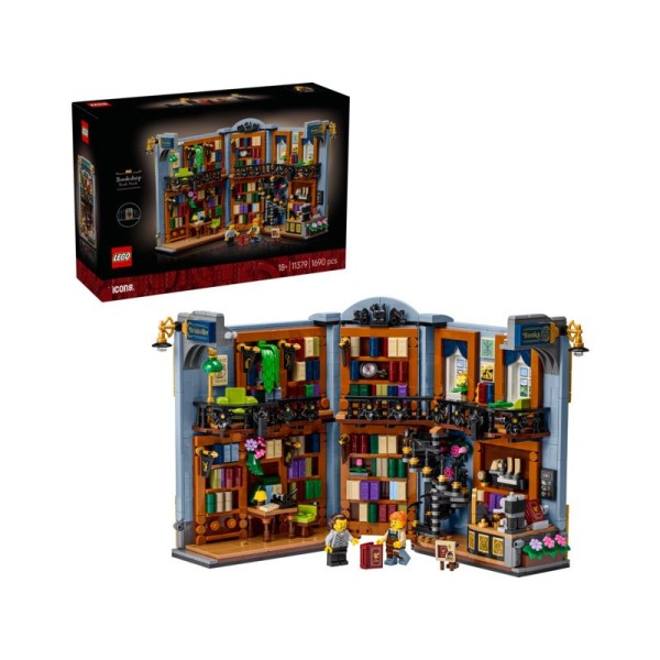 LEGO Icons - Knižní zarážka: Knihkupectví