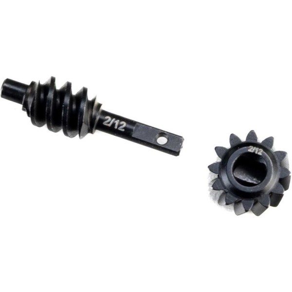 Axial šnekový převod 2/12T, ocel: SCX30