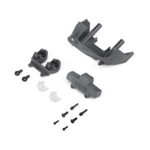 Axial sada předního nárazníku, šedá, Jeep JT: SCX10 III MotoBilt