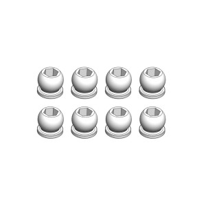 Kulové čepy tlumičů 5,8 mm, 8 ks