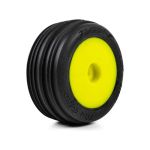 Pro-Line kolo s pneu Edge přední / Step Pin zadní, disk žlutý, Hex 7mm (4): Losi Micro-T
