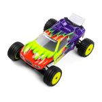 Pro-Line kolo s pneu Edge přední / Step Pin zadní, disk žlutý, Hex 7mm (4): Losi Micro-T