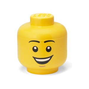 LEGO úložná hlava mini - šťastný chlapec