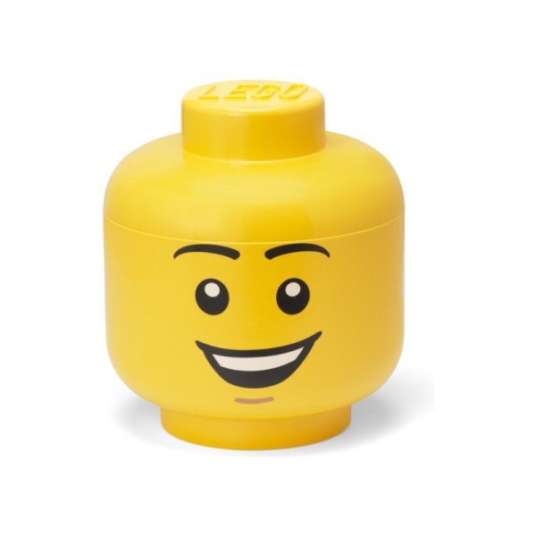 LEGO úložná hlava mini - šťastný chlapec