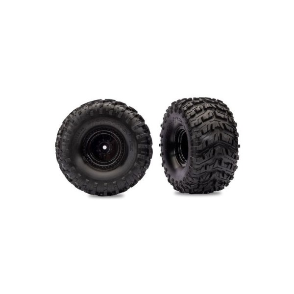 Traxxas kolo, disk černý, pneu Talon MXT (nitro z/ elektro p) (2)