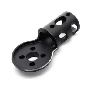 Blade držák motoru ocasní vrtulky, CNC hliník, černý: InFusion 210